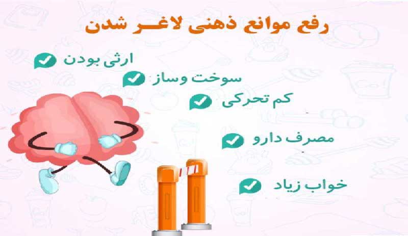 موانع ذهنی لاغر شدن