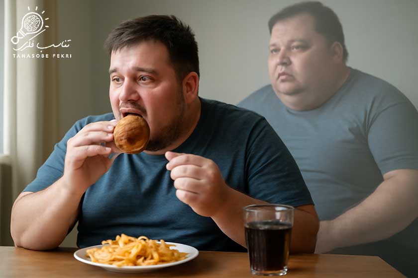 تاثیر خوردن بر جسم در افراد چاق