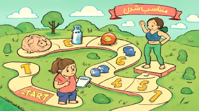 یادگیری لاغری با ذهن