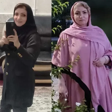 نتیجه لاغری با ذهن؛ قبل و بعد شرکتکنندهی دوره