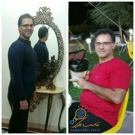 نتیجه لاغری با ذهن؛ قبل و بعد شرکتکنندهی دوره