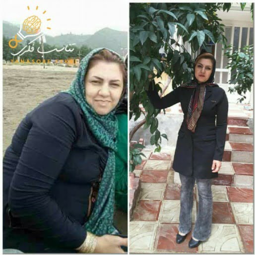 نتایج لاغری با ذهن