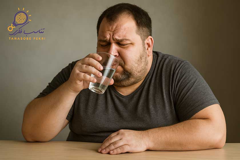 آب می خورم چاق می شم