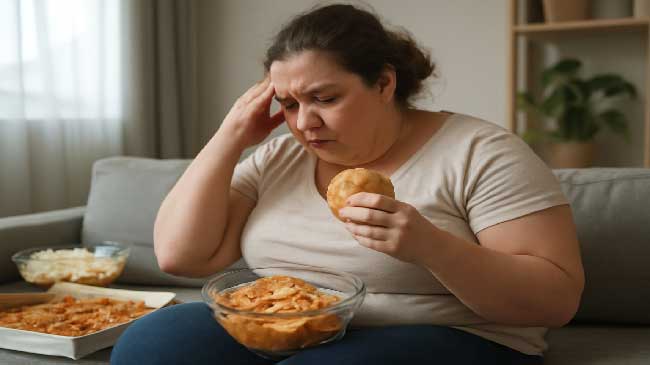 تاثیر استرس بر چاقی
