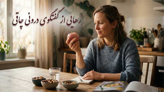 رهایی از گفتگوی ذهنی چاقی